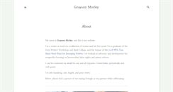 Desktop Screenshot of graysonmorley.com