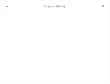 Tablet Screenshot of graysonmorley.com
